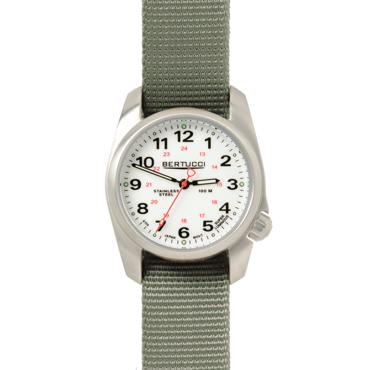 10201 A-1S Field™, White Dial w/ Defender Drab™ Nylon Band