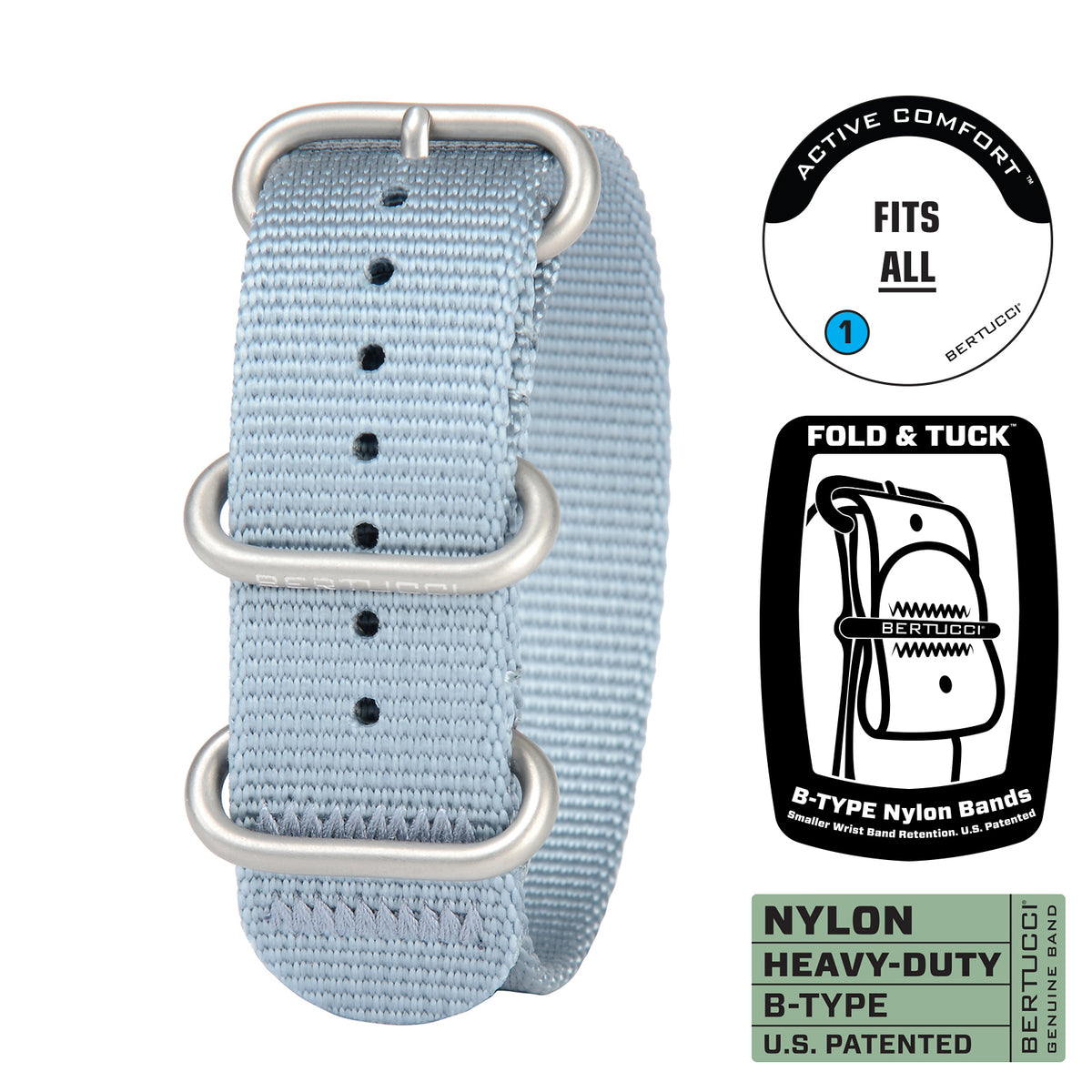 171 - Sea Dog Gray™ w/ matte hardware, 7/8