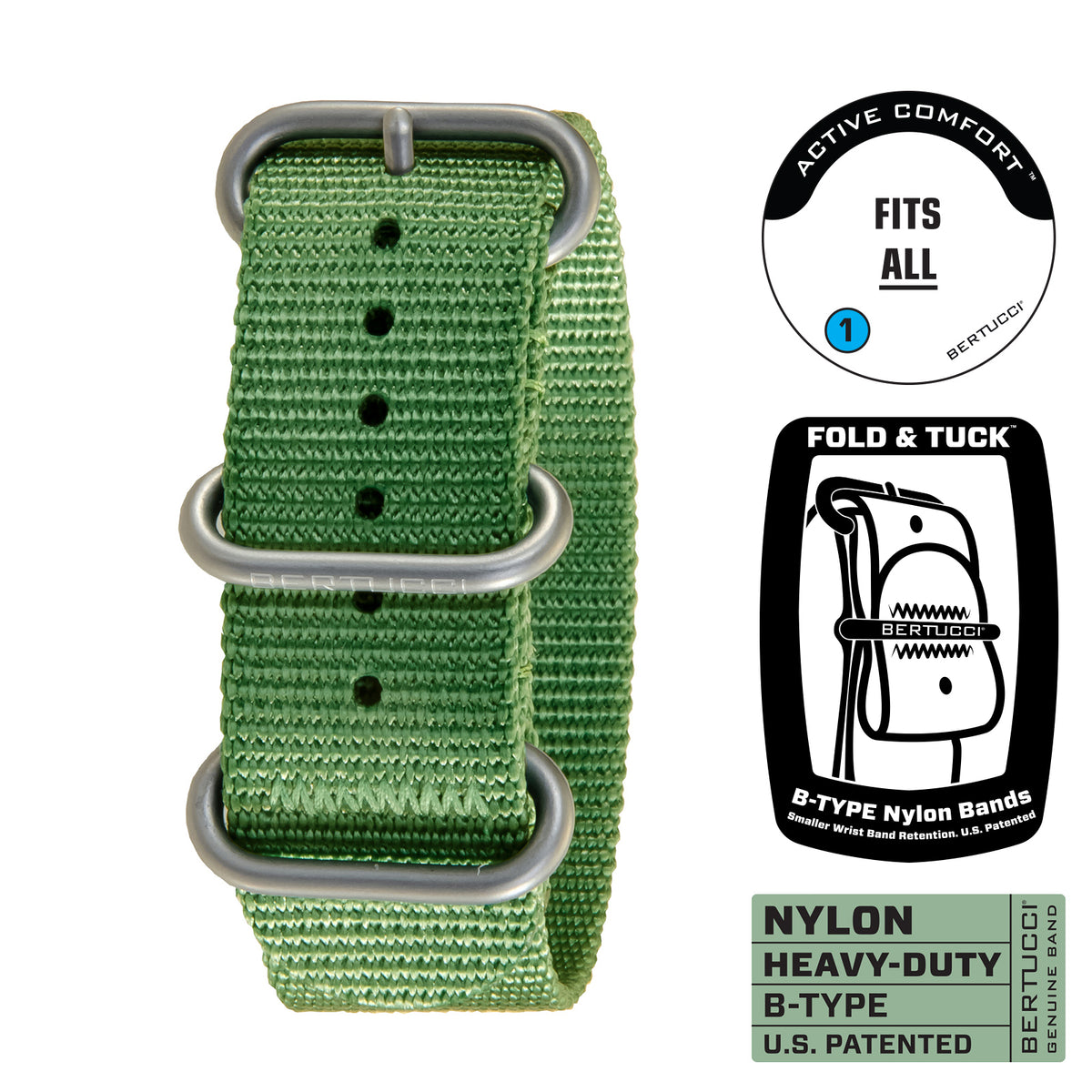 248 Jungle Green™ w/ matte hardware, 7/8