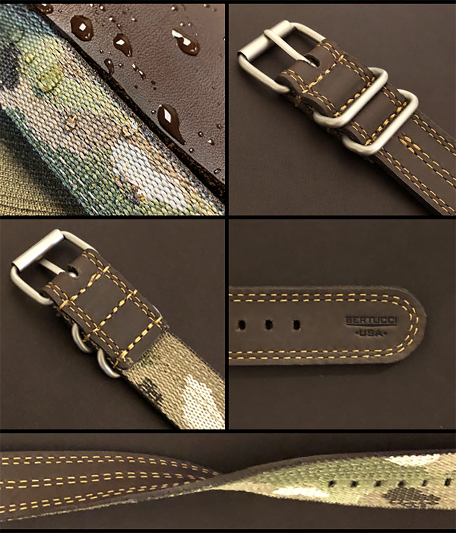 327P Flint Brown w/ Dk. Brown Stitch - 7/8