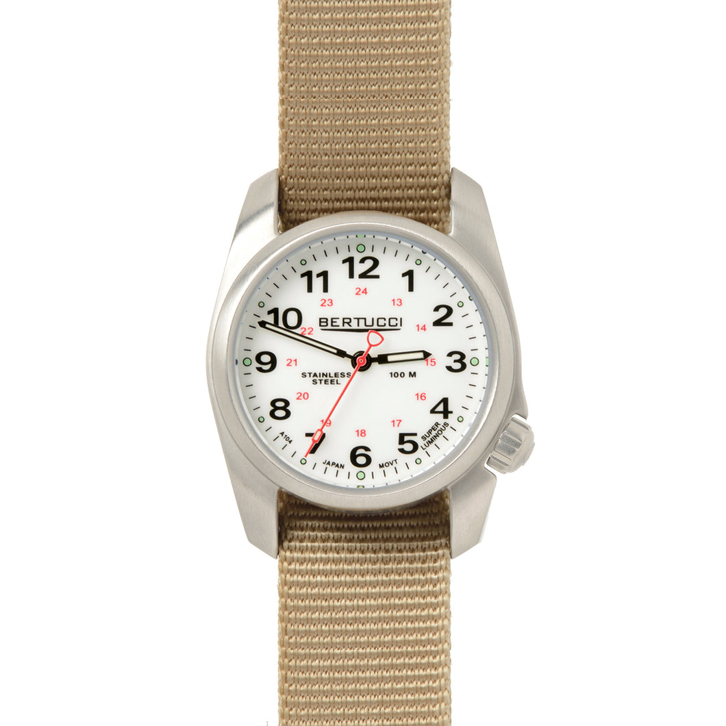 10200 A-1S Field™, White Dial w/ Defender Khaki™ Nylon Band