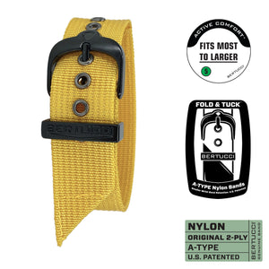 #101B - Yellow w/ black hardware, 7/8" - 22 mm size for A-2, A-3, A-6 & B-1 Cases Original MSRP $28