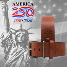 #188HA - America 250 - Scotch Veg. Tanned Horween® w/ matte hardware, 7/8" - 22 mm size for A-2, A-3, A-6, A-7, & D-3 Cases