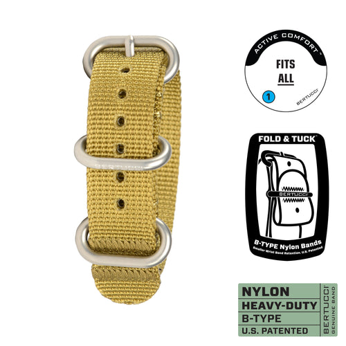 #120 - Mediterranean Khaki™ w/ matte hardware, 5/8