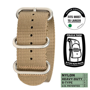 #122 - Coyote w/ matte hardware, 1" - 26 mm size for A-4, A-5 & E-1 Cases