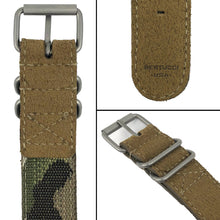 #129MDW - Desert rough out leather w/ matte hardware, 1" - 26 mm size for A-4 & A-5 Cases