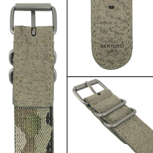 #154MDW - Foliage Survival™ leather w/ matte hardware, 1" - 26 mm size for A-4 & A-5 Cases
