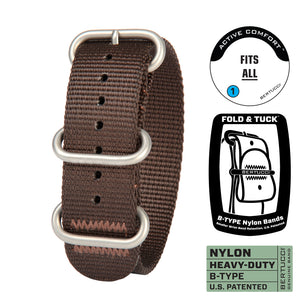 #166 - Field Brown™ w/ matte hardware, 7/8" - 22 mm size for A-2, A-3, A-6, B-1, D-3 Cases