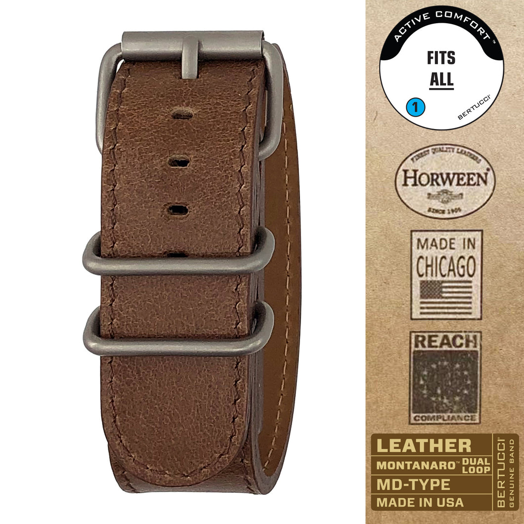 #236MD - Legacy™ Horween® leather w/ matte hardware, 1