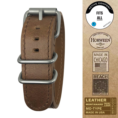 #235MD - Legacy Horween® leather w/ matte hardware, 7/8