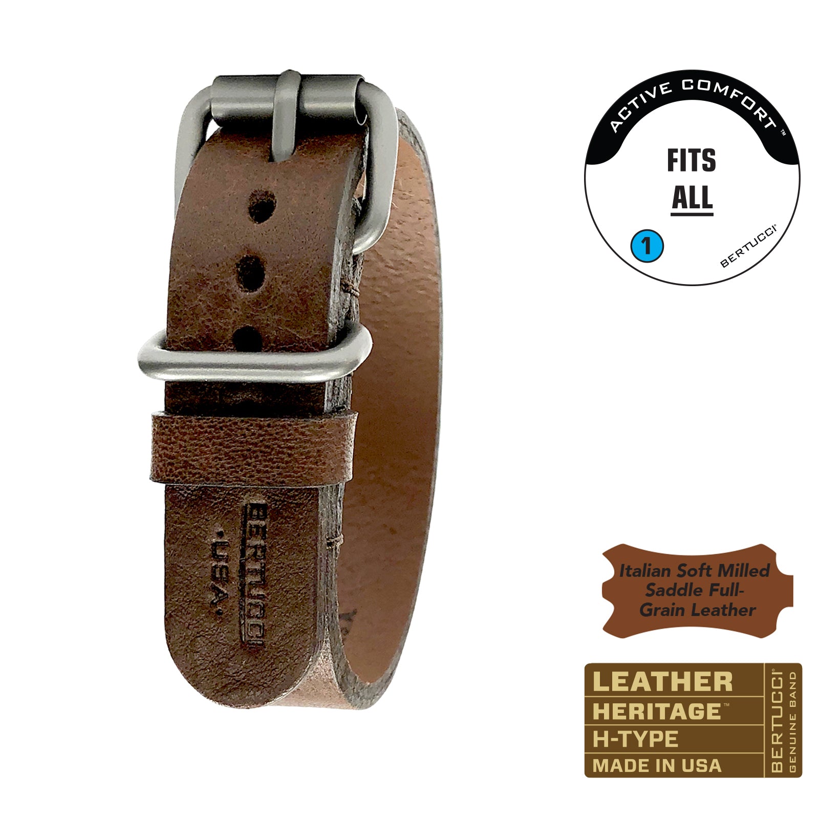 Bertucci® H-Type Heritage Leather Bands – Bertucci Watches