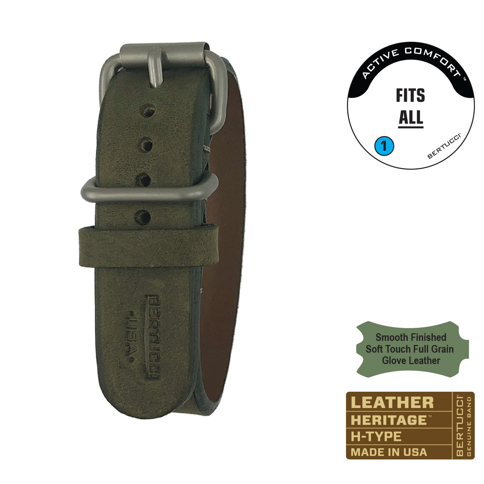 Bertucci® H-Type Heritage Leather Bands – Bertucci Watches Bertucci® H-Type Heritage Leather Bands – Bertucci Watches