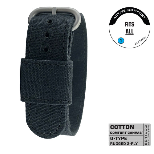 #331 - Black Comfort Canvas™ -  7/8