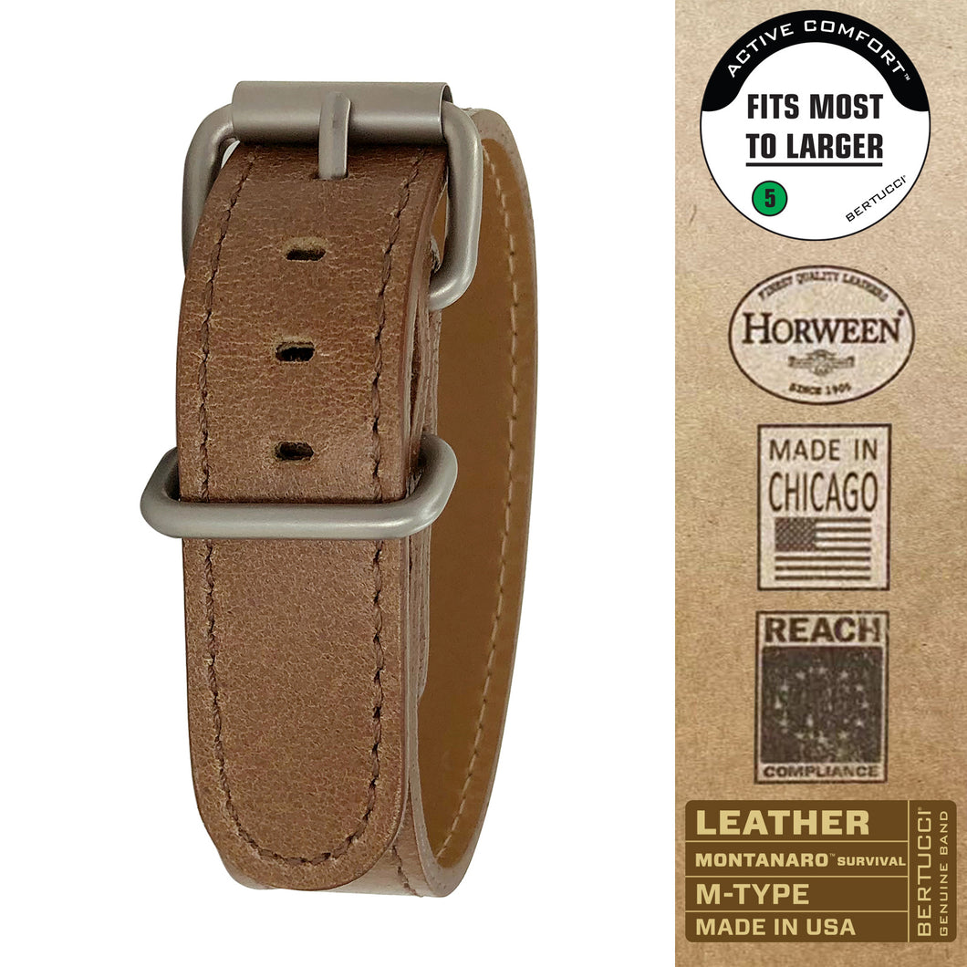 #358M - Legacy™ Horween® leather w/ matte hardware, 3/4