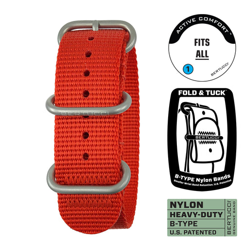 #383 - International NASA Orange w/ matte hardware, 7/8