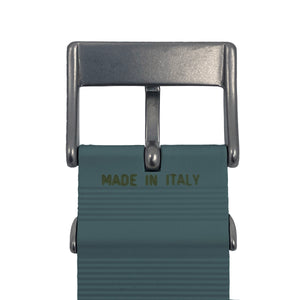 #388 - Grigio Perla Italian Rubber NATO band 7/8" - 22 mm size for A-2, A-3, A-6, B-1, D-1, D-3 & G-1 Cases