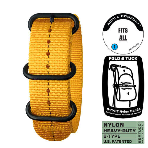 #395B - Tangerine / Black Dash Line™ w/ black hardware, 7/8