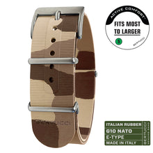 #408 - Commando Camo - Brown, 7/8" - 22 mm size for A-2, A-3, A-6, A-7, & D-3 Cases