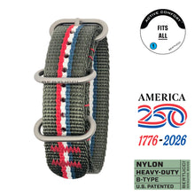 #425 USA Stripe - Defender Drab w/ matte hardware, 3/4" - 19 mm size for A-1 & C-1 Cases