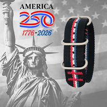 #426 - USA Stripe - Black w/ matte hardware, 7/8" - 22 mm size for A-2, A-3, A-6, A-7, D-3 Cases