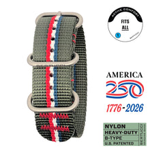 #427 - USA Stripe - Defender Drab™ w/ matte hardware, 7/8" - 22 mm size for A-2, A-3, A-6, A-7, D-3 Cases