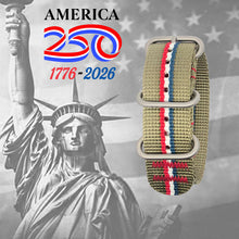 #429 - USA Stripe - Patrol Green w/ matte hardware, 7/8" - 22 mm size for A-2, A-3, A-6, A-7, D-3 Cases