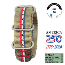 #429 - USA Stripe - Patrol Green w/ matte hardware, 7/8" - 22 mm size for A-2, A-3, A-6, A-7, D-3 Cases