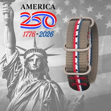 #430 - USA Stripe - Ghost Gray w/ matte hardware, 7/8" - 22 mm size for A-2, A-3, A-6, A-7, D-3 Cases