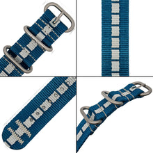 #434 - Royal / Luna Gray Super Dash Line™ w/ matte hardware, 7/8" - 22 mm size for A-2, A-3, A-6, A-7 & D-3 Cases
