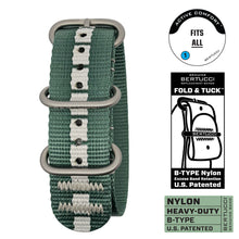 #437 - Castleton / Luna Gray  Super Dash Line™ w/ matte hardware, 7/8" - 22 mm size for A-2, A-3, A-6, A-7 & D-3 Cases