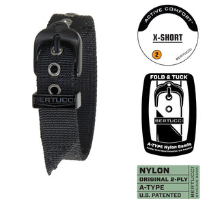 48SB - Black SHORT, 5/8 - 17 mm for M-1 & M-2 cases, Original MSRP: –  Bertucci Watches