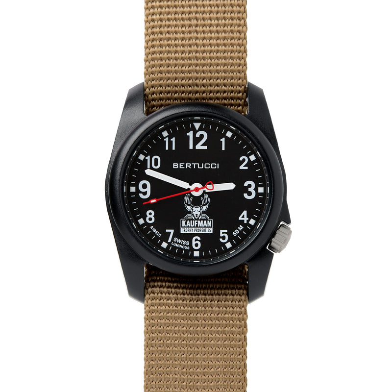 11017K DX3® Field™ - Black Dial Deer w/ Coyote Nylon Band