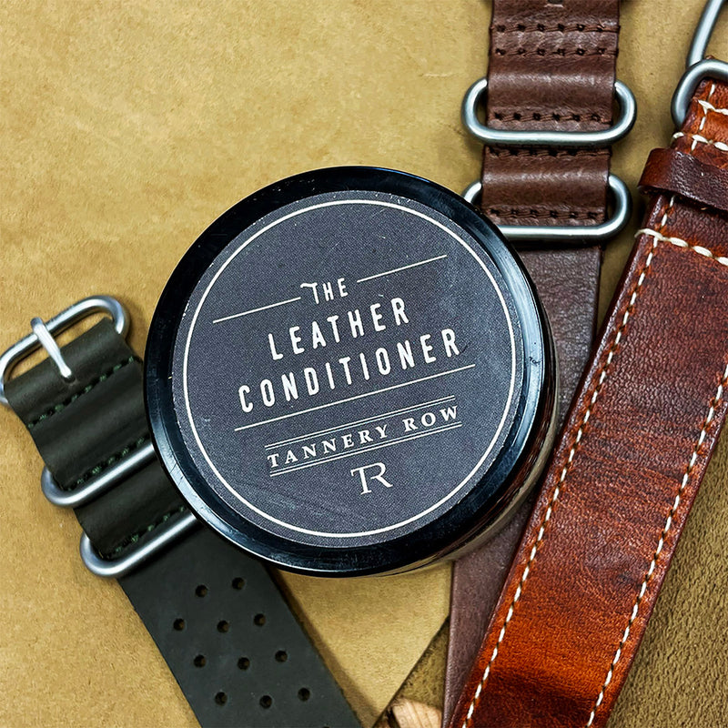 hairdryer leather watch strap conditioning