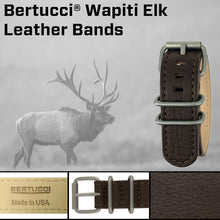 #281MD - Wyoming Tan Wapiti Elk w/ matte hardware, 7/8" - 22 mm size for A-2, A-3, A-6, A-7, B-1 & D-3 Cases