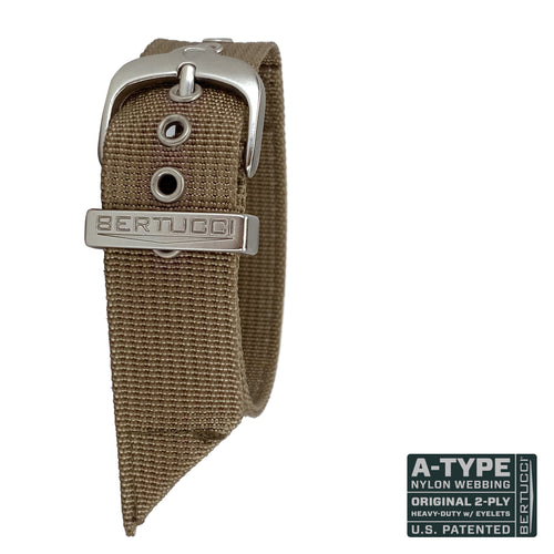 #69 - Dark Khaki w/ silvertone hardware, 7/8